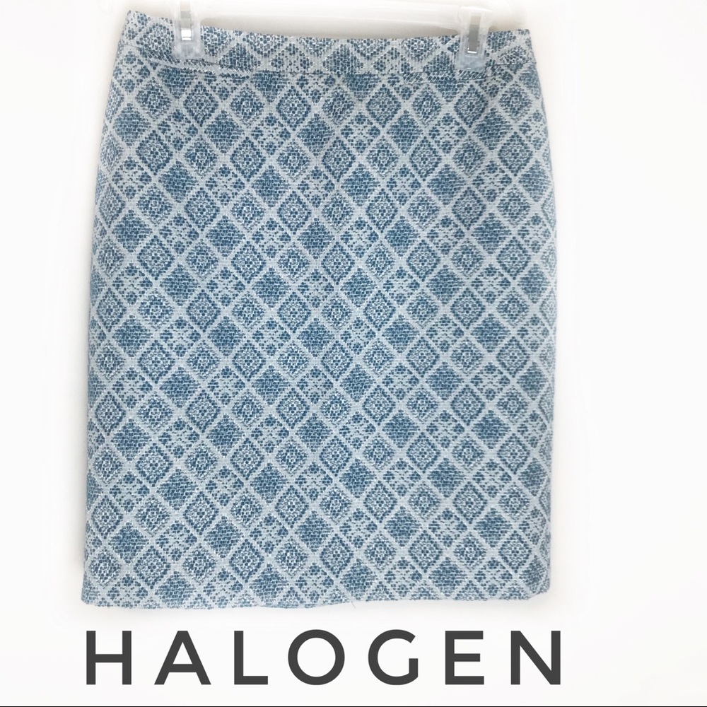 Halogen Aztec Print Skirt